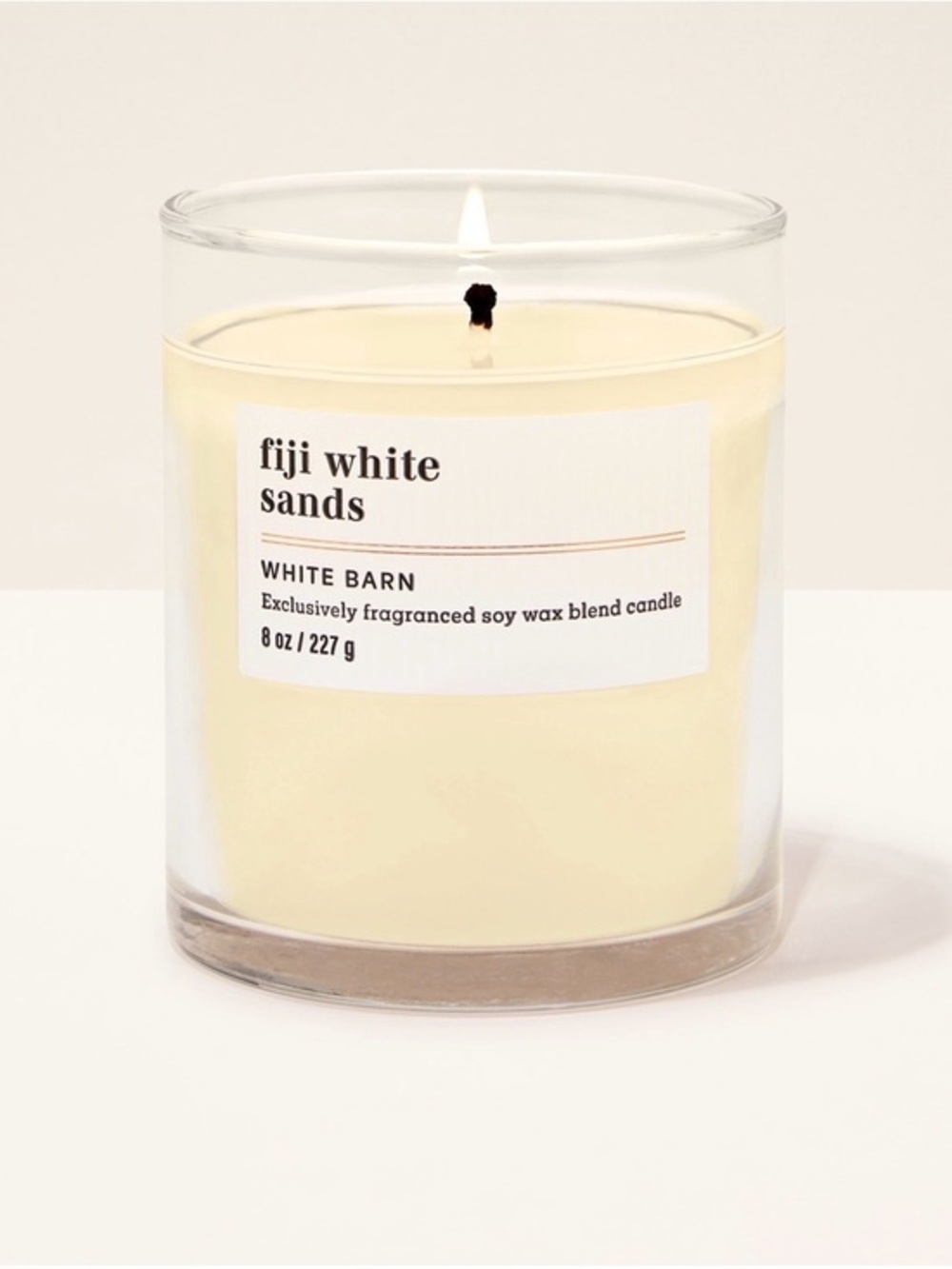 White Barn  Fiji White Sands Single Wick Candle